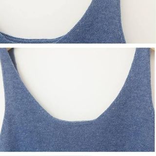 Áo len dệt 2 dây