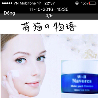 NAVORES kem trắng toàn thân