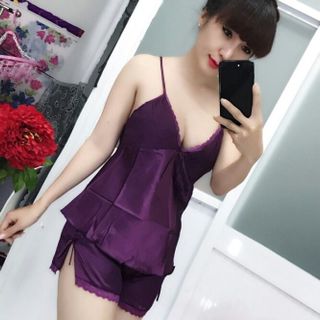 chuyên sỉ lẻ đồ ngủ satin lụa