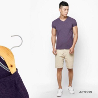 Áo thun Nam cổ tim