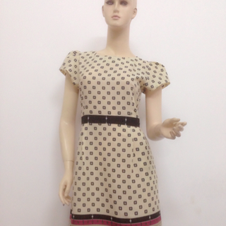 set mẹ và bé đầm bút chì