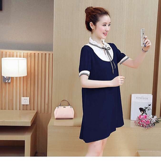 ĐẦM SUÔNG CỔ BÈO DÂY NƠ SỌC - DT1227 - xuong may do thanh