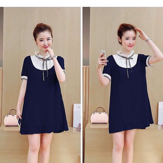 ĐẦM SUÔNG CỔ BÈO DÂY NƠ SỌC - DT1227 - xuong may do thanh