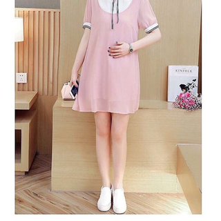 ĐẦM SUÔNG CỔ BÈO DÂY NƠ SỌC - DT1227 - xuong may do thanh