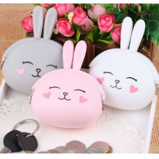 Ví silicon thỏ