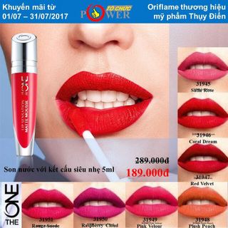 The one lip sensation matte mousse
