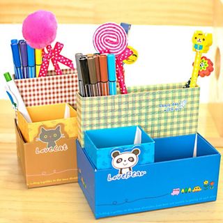 KỆ GIẤY MINI GẤU MÈO