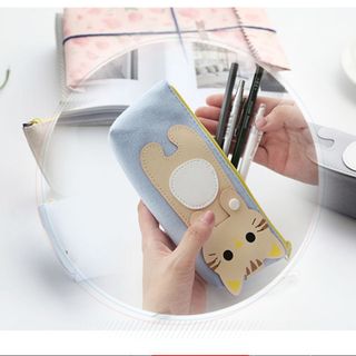 Bóp viết mèo cute dẹp kích thước 20683cm
