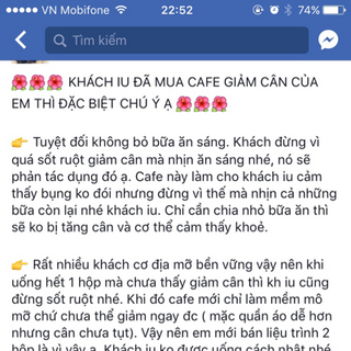 Cà phê giảm cân Thái Lan