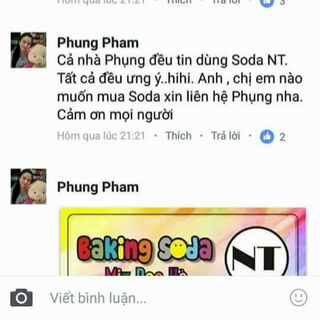 Baking soda mix bạc hà