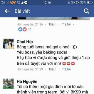 Baking soda mix bạc hà