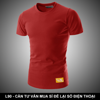 ÁO THUN NAM CỔ TRÒN MÀU XANH L90