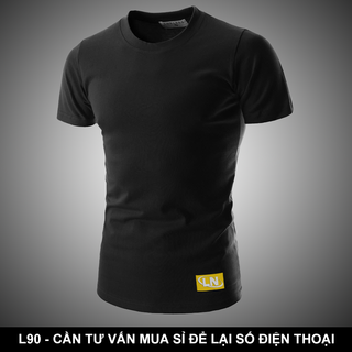 ÁO THUN NAM CỔ TRÒN MÀU XANH L90