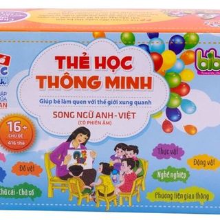 Thẻ học thông minh 16 chủ đề cho bé
