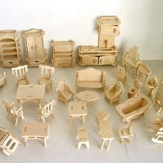 Mô hình lắp ghép gỗ 3D
