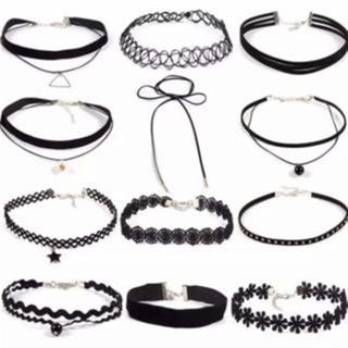 Set 12 choker vòng cổ nữ giá sỉ