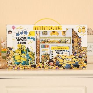 Bộ dụng cụ học tập hình hoạt họa minions giá sỉ