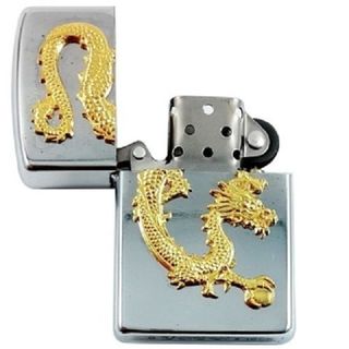 bật Zippo con rồng vàng phương đông khắc nổi đẳng cấp
