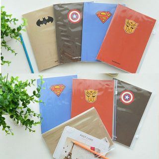 Sổ tay siêu nhân túi zip
