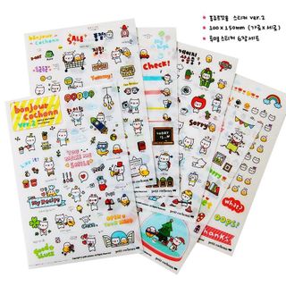 Sticker bộ 6 tấm
