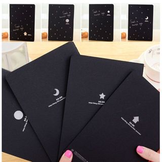 sổ giấy đen trung 2014cm