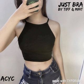ÁO CROPTOP YẾM BRA BA LỖ ĐAN DÂY