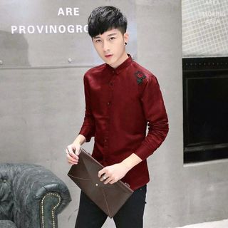 Sơ mi thêu hoa nhỏ