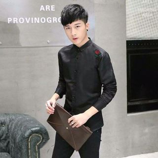 Sơ mi thêu hoa nhỏ