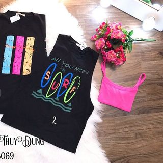 set áo ba lỗ kèm áo dây