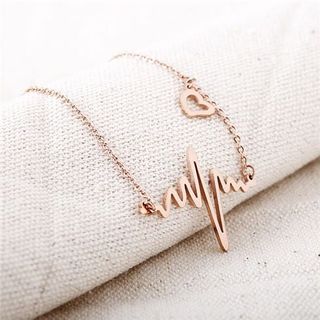 Dây chuyền titan nhịp đập - thay bạn nói lời yêu thương từ con tim