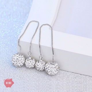 Bông tai 2 trái châu dài BH552