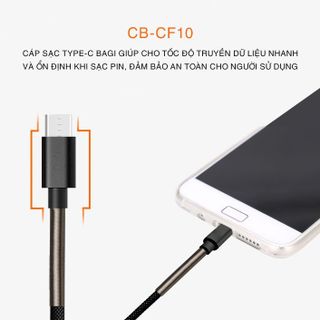 Cáp Sạc USB C Bagi CB-CF10