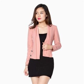 Áo vest màu hồng