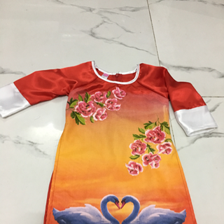 áo dài bed trai và bé gái