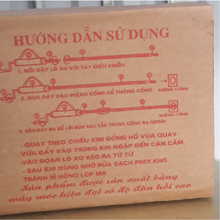 Dây thông tắc cống Huy Hoàng trắng