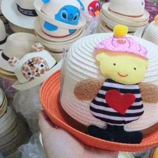 Sỉ mũ cói trẻ em