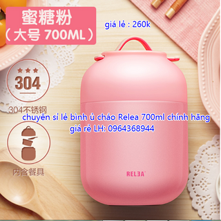 bình ủ cháo RELEA 700ml chính hãng giá rẻ