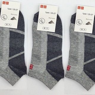 Tất Khử Mùi nam cổ ngắn Uni-Nhật Bản