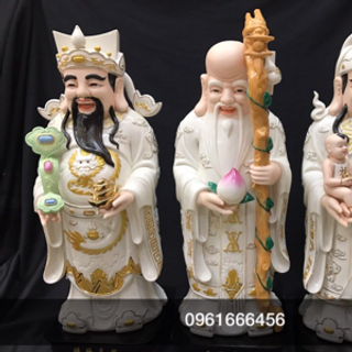 Tam đa sứ màu cao 50 cm