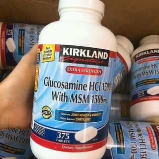 Viên uống bổ khớp Kirkland Glucosamin HCI 1500mg và MSM 1500mg giá sỉ