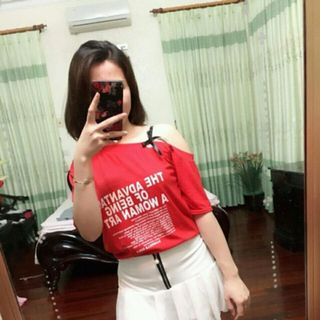 áo lệch vai