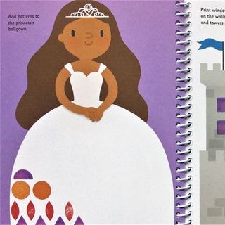 Bộ sách vẽ bằng vân tay - Usborne Fingerprint Activities Books