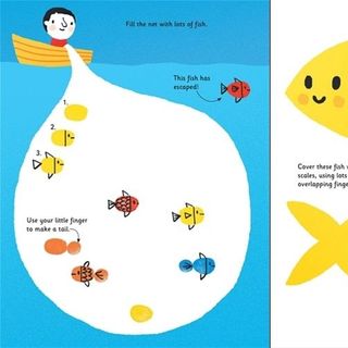 Bộ sách vẽ bằng vân tay - Usborne Fingerprint Activities Books