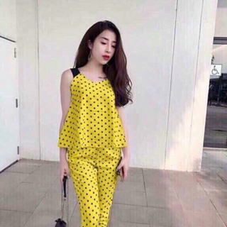 đồ bộ chấm bi
