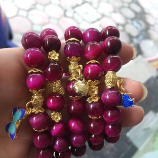 Vòng tay đá quý thạch anh tự nhiên