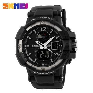 Đồng hồ Nam SK 1040 phong cách lính DHA416-D1350 - Xanh Rêu