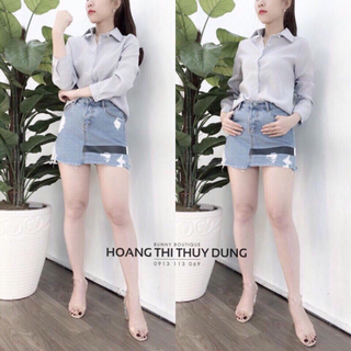 áo sơ mi phối ren