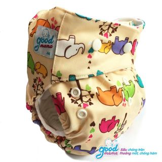 Bỉm vải ban ngày Goodmama siêu chống tràn cho bé 3-13kg giá sỉ