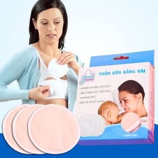 Miếng lót thấm sữa bằng vải Goodmama hộp 8 miếng
