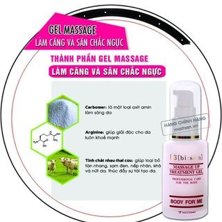 Gel massage làm căng và săn chắc ngực B3 Massage Up Treatment Gel